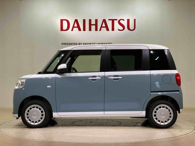 ムーヴキャンバスストライプスX4WD スマートキー 記録簿 ワンオーナー エアバッグ エアコン パワーステアリング パワーウィンドウ CD ABS(北海道)の中古車
