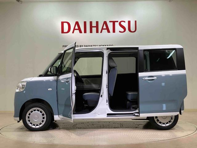 ムーヴキャンバスストライプスX4WD スマートキー 記録簿 ワンオーナー エアバッグ エアコン パワーステアリング パワーウィンドウ CD ABS(北海道)の中古車
