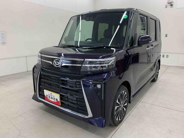タントカスタムＲＳ　２ＷＤ両側電動スライドドア・ＬＥＤヘッドライト・バックカメラ・シートヒーター・スマートアシスト・アイドリングストップ・プッシュボタンスタート・オートライト・オートマチックハイビーム（群馬県）の中古車