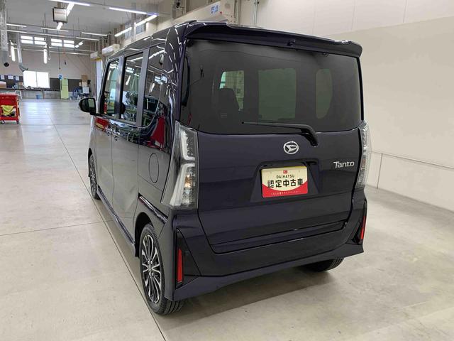 タントカスタムＲＳ　２ＷＤ両側電動スライドドア・ＬＥＤヘッドライト・バックカメラ・シートヒーター・スマートアシスト・アイドリングストップ・プッシュボタンスタート・オートライト・オートマチックハイビーム（群馬県）の中古車