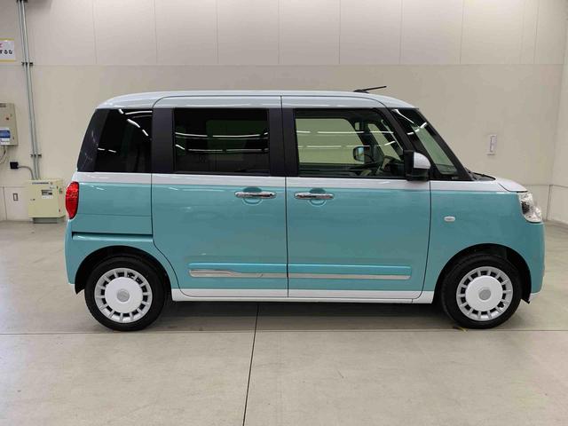 ムーヴキャンバスストライプスＧ　２ＷＤ両側電動スライドドア・ＬＥＤヘッドライト・ナビ・ドラレコ・バックカメラ・シートヒーター・スマートアシスト・アイドリングストップ・プッシュボタンスタート・オートライト・オートマチックハイビーム（群馬県）の中古車