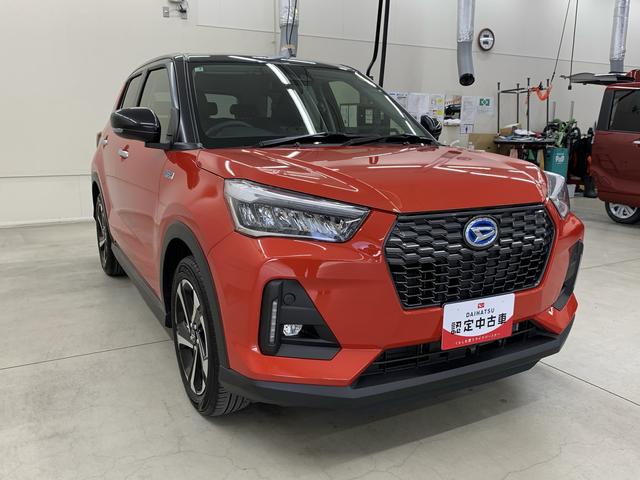 ロッキープレミアムＧ　ＨＥＶ　２ＷＤＬＥＤヘッドライト・バックカメラ・シートヒーター・スマートアシスト・アイドリングストップ・プッシュボタンスタート・オートライト・オートマチックハイビーム・オートエアコン・電動格納式ドアミラー（群馬県）の中古車