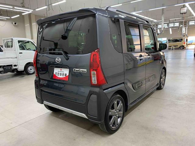 タントファンクロスターボ　２ＷＤ両側電動スライドドア・ＬＥＤヘッドライト・オートライト・オートマチックハイビーム・プッシュスタートボタン・アイドリングストップ・スマートアシスト・シートヒーター・電動格納式ドアミラー（群馬県）の中古車