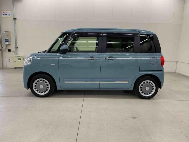 ムーヴキャンバスセオリーＧ　２ＷＤ両側電動スライドドア・ＬＥＤヘッドライト・ＣＤチューナー・シートヒーター・スマートアシスト・アイドリングストップ・プッシュボタンスタート・オートライト・オートマチックハイビーム・オートエアコン（群馬県）の中古車