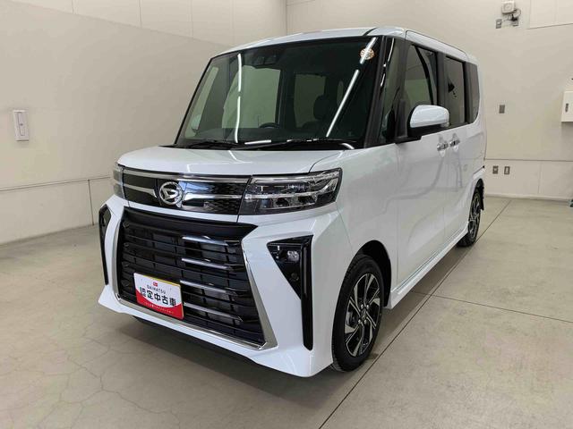 タントカスタムX 2WD両側電動スライドドア・LEDヘッドライト・オートライト・オートマチックハイビーム・プッシュスタートボタン・アイドリングストップ・シートヒーター・電動パーキングブレーキ・スマートアシスト(群馬県)の中古車