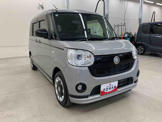 ムーヴキャンバスＧブラックアクセントＶＳ　ＳＡIII　２ＷＤ両側電動スライドドア・ナビ・ＥＴＣ・ＬＥＤヘッドライト・オートライト・オートマチックハイビーム・プッシュスタートボタン・アイドリングストップ・シートヒーター・スマートアシストＩＩＩ（群馬県）の中古車