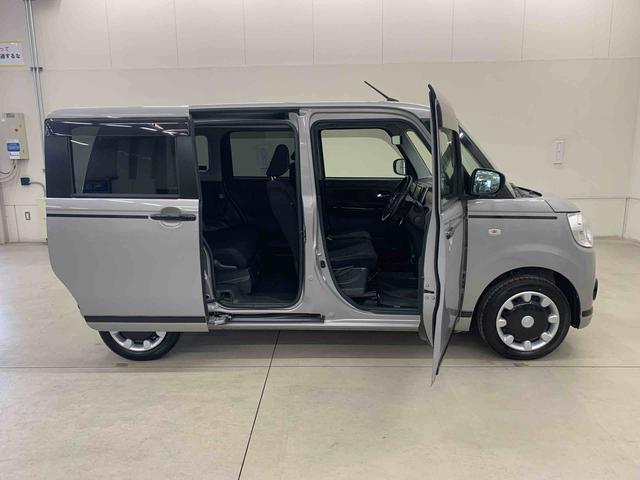 ムーヴキャンバスＧブラックアクセントＶＳ　ＳＡIII　２ＷＤ両側電動スライドドア・ナビ・ＥＴＣ・ＬＥＤヘッドライト・オートライト・オートマチックハイビーム・プッシュスタートボタン・アイドリングストップ・シートヒーター・スマートアシストＩＩＩ（群馬県）の中古車