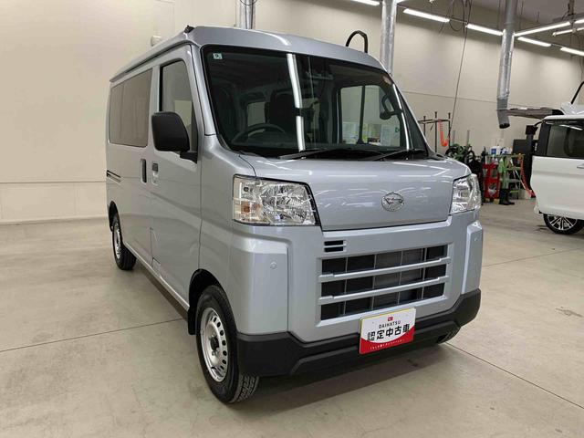 ハイゼットカーゴＤＸ　２ＷＤキーレスエントリー・ＡＭ，ＦＭラジオ・マニュアルエアコン・スマートアシスト・アイドリングストップ・コーナーセンサー・オートライト・オートマチックハイビーム（群馬県）の中古車