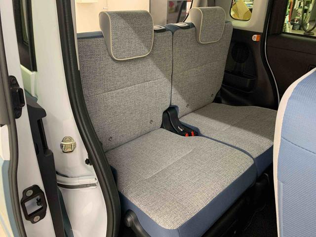 ムーヴキャンバスストライプスＧ　２ＷＤ両側電動スライドドア・ＬＥＤヘッドライト・バックカメラ・シートヒーター・スマートアシスト・アイドリングストップ・プッシュボタンスタート・オートライト・オートマチックハイビーム・オートエアコン（群馬県）の中古車