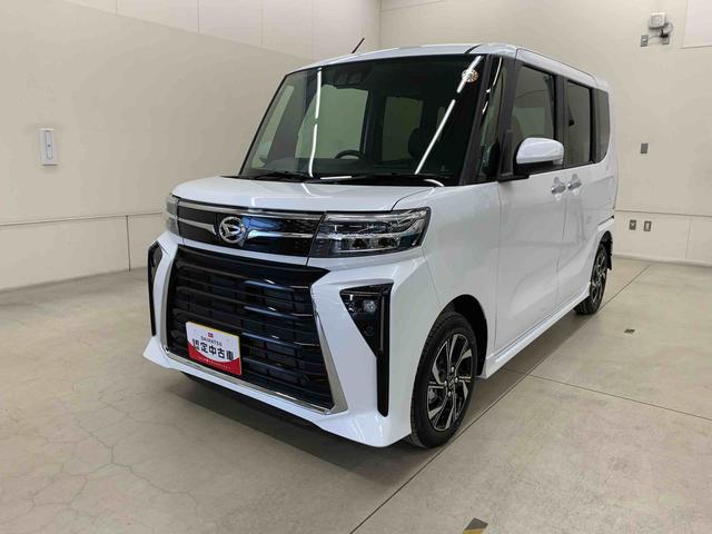 タントカスタムX 2WD両側電動スライドドア・LEDヘッドライト・9インチディスプレイオーディオ・バックカメラ・シートヒーター・スマートアシスト・アイドリングストップ・プッシュボタンスタート・オートライト(群馬県)の中古車