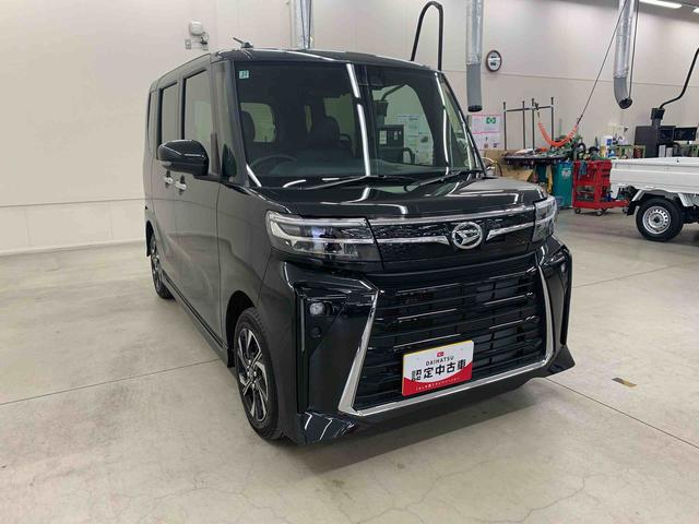 タントカスタムX 2WD両側電動スライドドア・LEDヘッドライト・オートライト・オートマチックハイビーム・プッシュボタンスタート・アイドリングストップ・オートエアコン・バックカメラ・スマートアシスト・電動パーキングブレーキ(群馬県)の中古車