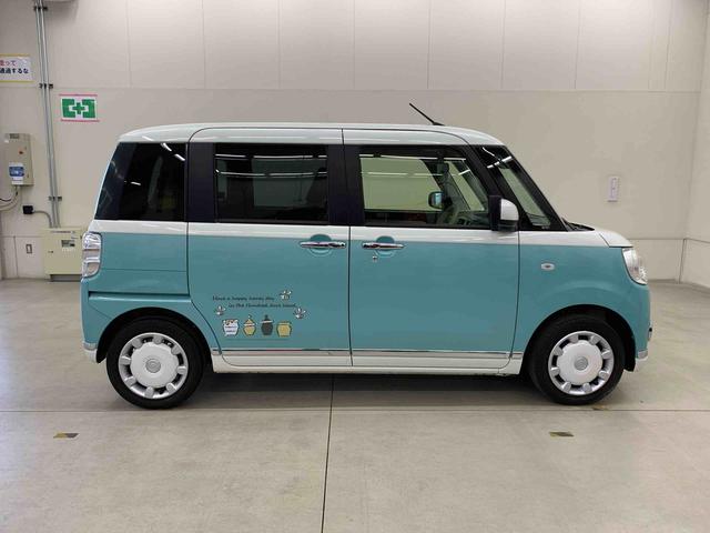 ムーヴキャンバスGメイクアップ SAIII 2WDLEDヘッドライト オートライト オートエアコン プッシュボタンスタート キーフリー 両側電動スライドドア スマートアシストIII バックカメラ 助手席エアバック 純正マット 電動格納ドアミラー(群馬県)の中古車