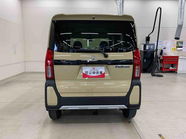 タントファンクロスリミテッド 2WD元当社試乗車 両側電動スライドドア キーフリー プッシュボタンスタート LEDヘッドライト オートライト シートヒーター 電動パーキングブレーキ バックカメラ スマートアシスト(群馬県)の中古車