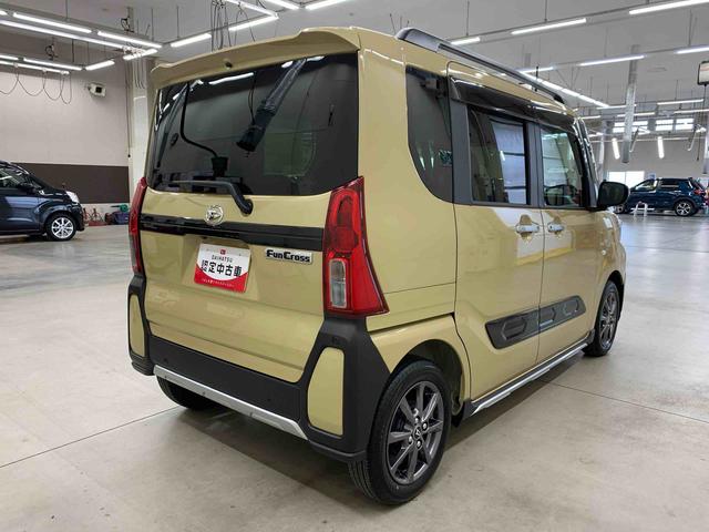 タントファンクロスリミテッド 2WD元当社試乗車 両側電動スライドドア キーフリー プッシュボタンスタート LEDヘッドライト オートライト シートヒーター 電動パーキングブレーキ バックカメラ スマートアシスト(群馬県)の中古車