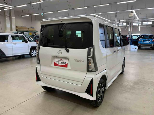 タントカスタムX 2WD両側電動スライドドア プッシュボタンスタート キーフリー 電動パーキングブレーキ 運転席助手席シートヒーター LEDヘッドライト オートライト バックカメラ オートエアコン スマートアシスト(群馬県)の中古車