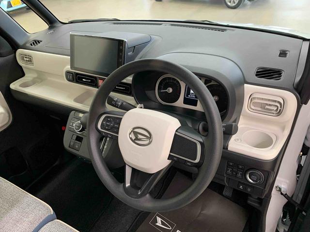 ムーヴキャンバスストライプスG 2WD 走行4937キロ9インチディスプレイオーディオ キーフリー LEDヘッドライト オートライト スマートアシスト シートヒーター 両側電動スライドドア バックカメラ プッシュボタンスタート 電動格納式ドアミラー(群馬県)の中古車