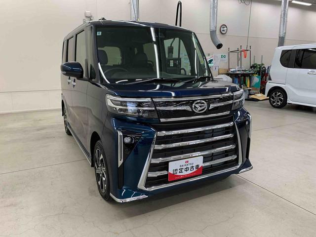 タントカスタムX 2WD両側電動スライドドア・LEDヘッドライト・ナビ・バックカメラ・シートヒーター・スマートアシスト・アイドリングストップ・プッシュボタンスタート・オートライト・オートマチックハイビーム・オートエアコン(群馬県)の中古車