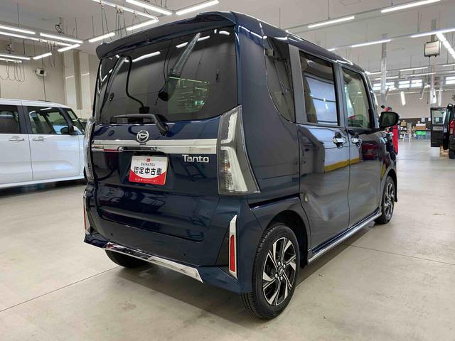 タントカスタムX 2WD両側電動スライドドア・LEDヘッドライト・ナビ・バックカメラ・シートヒーター・スマートアシスト・アイドリングストップ・プッシュボタンスタート・オートライト・オートマチックハイビーム・オートエアコン(群馬県)の中古車