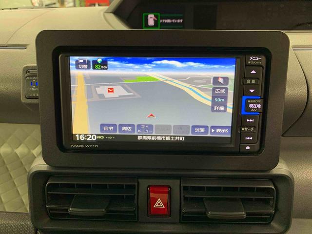 タントＸセレクション　２ＷＤ片側電動スライドドア・ＬＥＤヘッドライト・オートライト・オートマチックハイビーム・ナビ・ＥＴＣ・バックカメラ・プッシュスタートボタン・アイドリングストップ・シートヒーター・電動格納式ドアミラー（群馬県）の中古車