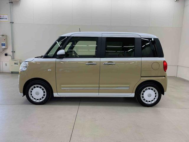 ムーヴキャンバスストライプスG 2WD両側電動スライドドア・LEDヘッドライト・オートライト・オートマチックハイビーム・プッシュスタートボタン・アイドリングストップ・スマートアシスト・シートヒーター・電動パーキングブレーキ(群馬県)の中古車