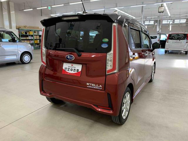 ステラカスタムＲ　２ＷＤＬＥＤヘッドライト・プッシュスタートボタン・アイドリングストップ・オートエアコン・ベンチシート・電動格納式ドアミラー（群馬県）の中古車