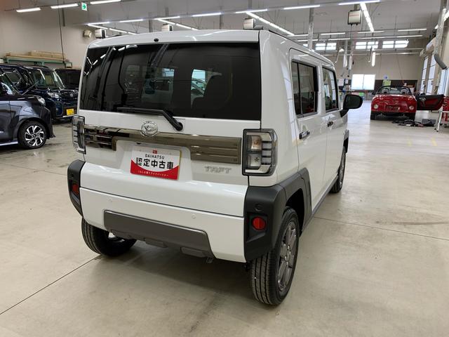 タフトG ダーククロムベンチャー 2WDLEDヘッドライト・オートライト・オートマチックハイビーム・プッシュスタートボタン・アイドリングストップ・シートヒーター・オートエアコン・電動パーキングブレーキ・スマートアシスト(群馬県)の中古車