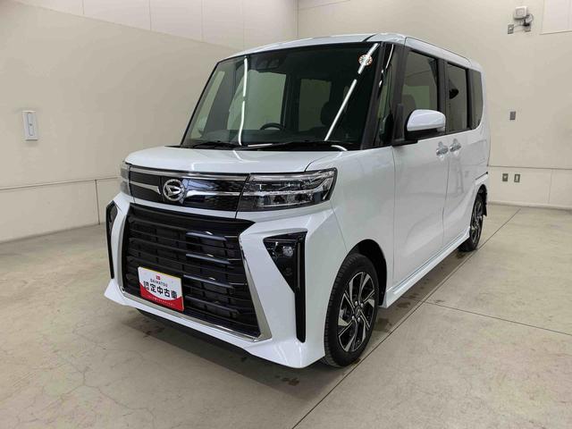 タントカスタムX 2WD両側電動スライドドア・LEDヘッドライト・オートライト・オートマチックハイビーム・プッシュスタートボタン・アイドリングストップ・シートヒーター・電動パーキングブレーキ・スマートアシスト(群馬県)の中古車