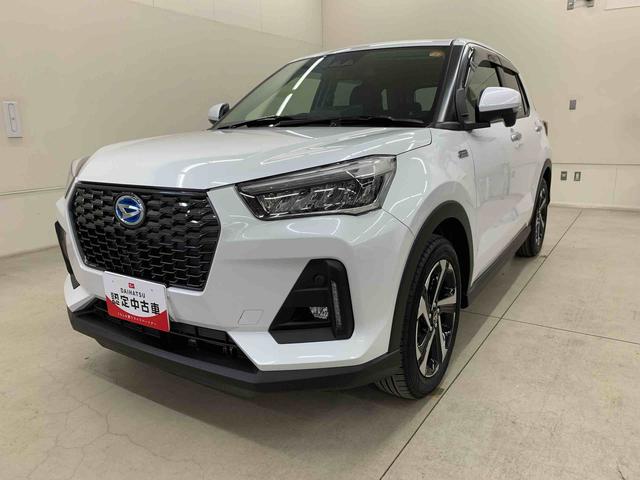 ロッキープレミアムＧ　ＨＥＶ　２ＷＤＬＥＤヘッドライト・オートライト・オートマチックハイビーム・プッシュスタートボタン・アイドリングストップ・オートエアコン・シートヒーター・電動パーキングブレーキ・スマートアシスト（群馬県）の中古車