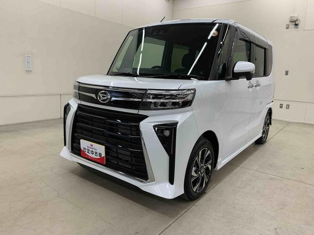 タントカスタムX 2WDディスプレイオーディオ・両側電動スライドドア・LEDヘッドライト・オートライト・オートマチックハイビーム・プッシュスタートボタン・アイドリングストップ・電動パーキングブレーキ・スマートアシスト(群馬県)の中古車