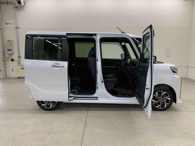 タントカスタムX 2WDディスプレイオーディオ・両側電動スライドドア・LEDヘッドライト・オートライト・オートマチックハイビーム・プッシュスタートボタン・アイドリングストップ・電動パーキングブレーキ・スマートアシスト(群馬県)の中古車