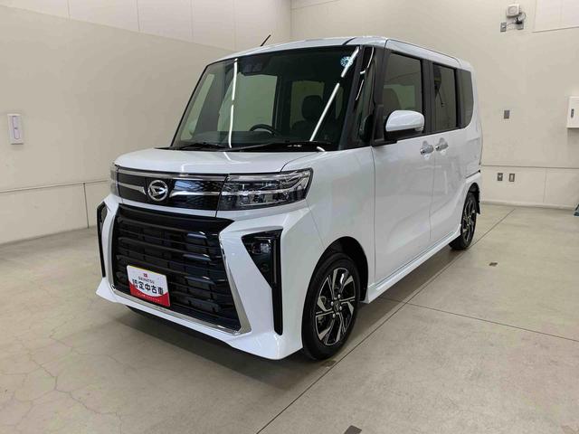 タントカスタムＸ　２ＷＤ両側電動スライドドア　シートヒーター　アイドリングストップ　プッシュボタンスタート　キーフリー　バックカメラ　サイドエアバック　電動パーキングブレーキ　スマートアシスト　ＬＥＤヘッドライト（群馬県）の中古車