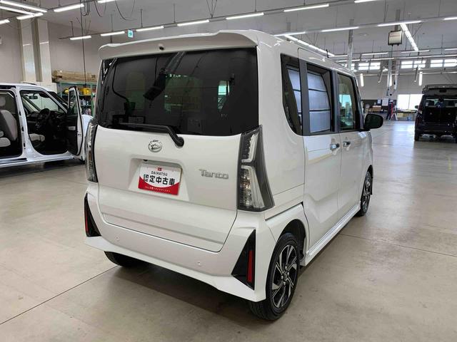 タントカスタムＸ　２ＷＤ両側電動スライドドア　シートヒーター　アイドリングストップ　プッシュボタンスタート　キーフリー　バックカメラ　サイドエアバック　電動パーキングブレーキ　スマートアシスト　ＬＥＤヘッドライト（群馬県）の中古車