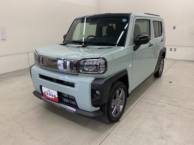 タフトGターボ ダーククロムベンチャー 2WD 走行4165キロディスプレイオーディオ キーフリー プッシュボタンスタート オートエアコン LEDヘッドライト スマートアシスト バックカメラ オートライト アイドリングストップ 電動パーキングブレーキ(群馬県)の中古車