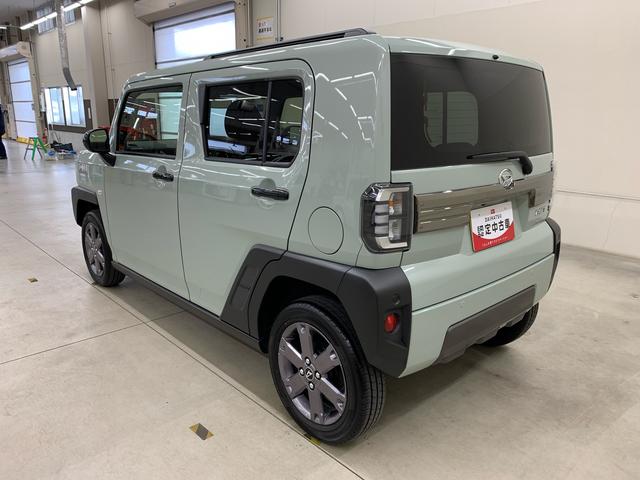 タフトGターボ ダーククロムベンチャー 2WD 走行4165キロディスプレイオーディオ キーフリー プッシュボタンスタート オートエアコン LEDヘッドライト スマートアシスト バックカメラ オートライト アイドリングストップ 電動パーキングブレーキ(群馬県)の中古車