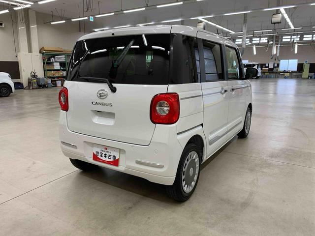 ムーヴキャンバスセオリーＧ　２ＷＤＬＥＤヘッドライト　運転席助手席シートヒーター　プッシュボタンスタート　両側電動スライドドア　オートライト　オートエアコン　スマートアシスト　アイドリングストップ　バックカメラ　電動パーキングブレーキ（群馬県）の中古車