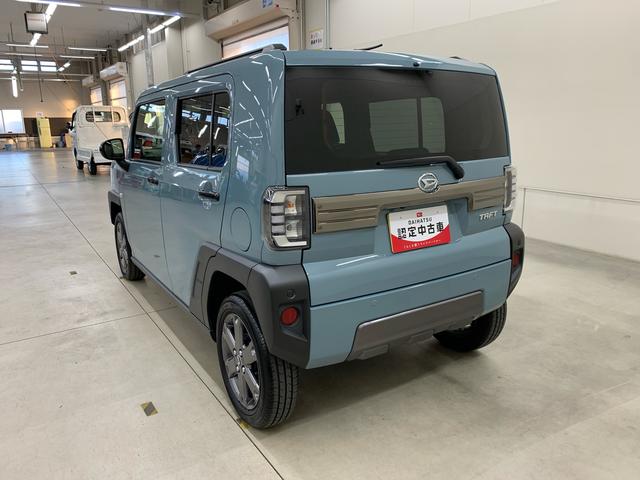 タフトＧ　ダーククロムベンチャー　２ＷＤ　走行４１２２キロバックカメラ　アイドリングストップ　電動格納式ドアミラー　ガラスルーフ　ＬＥＤヘッドライト　オートライト　シートヒーター　プッシュボタンスタート　スマートアシスト　電動パーキングブレーキ（群馬県）の中古車