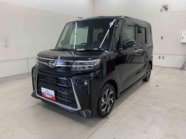 タントカスタムXリミテッド 2WD 走行2219キロ ETC9インチディスプレイオーディオ プッシュボタンスタート スマートアシスト シートヒーター LEDヘッドライト 両側電動スライドドア オートライト バックカメラ 電動格納式ドアミラー オートエアコン(群馬県)の中古車