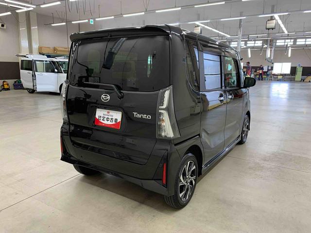 タントカスタムXリミテッド 2WD 走行2219キロ ETC9インチディスプレイオーディオ プッシュボタンスタート スマートアシスト シートヒーター LEDヘッドライト 両側電動スライドドア オートライト バックカメラ 電動格納式ドアミラー オートエアコン(群馬県)の中古車