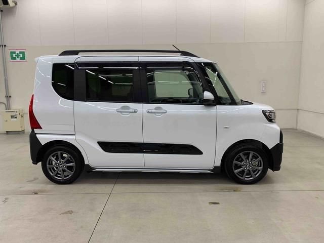 タントファンクロスリミテッド 2WD走行5091キロ ナビ ETC7インチナビ ドライブレコーダー 運転席助手席シートヒーター バックカメラ 両側電動スライドドア LEDヘッドライト オートライト アイドリングストップ プッシュボタンスタート 電動パーキングブレーキ(群馬県)の中古車