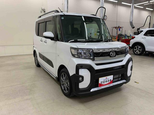 タントファンクロスリミテッド 2WD走行5091キロ ナビ ETC7インチナビ ドライブレコーダー 運転席助手席シートヒーター バックカメラ 両側電動スライドドア LEDヘッドライト オートライト アイドリングストップ プッシュボタンスタート 電動パーキングブレーキ(群馬県)の中古車