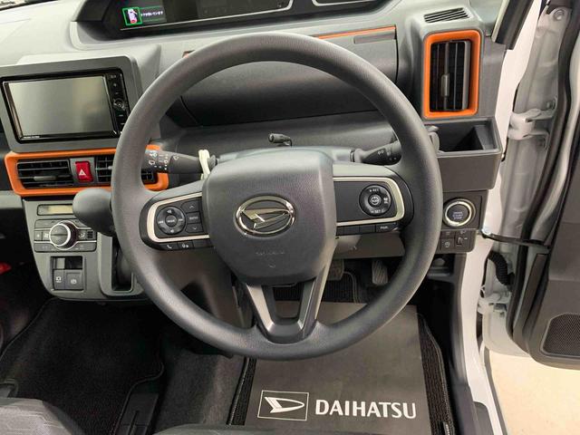 タントファンクロスリミテッド 2WD走行5091キロ ナビ ETC7インチナビ ドライブレコーダー 運転席助手席シートヒーター バックカメラ 両側電動スライドドア LEDヘッドライト オートライト アイドリングストップ プッシュボタンスタート 電動パーキングブレーキ(群馬県)の中古車