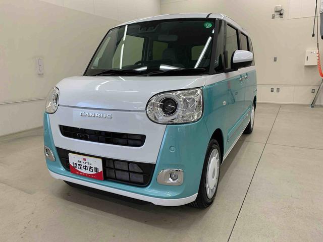 ムーヴキャンバスストライプスＧターボ　ｅｃｏＩＤＬＥ非装着車　２ＷＤ（群馬県）の中古車