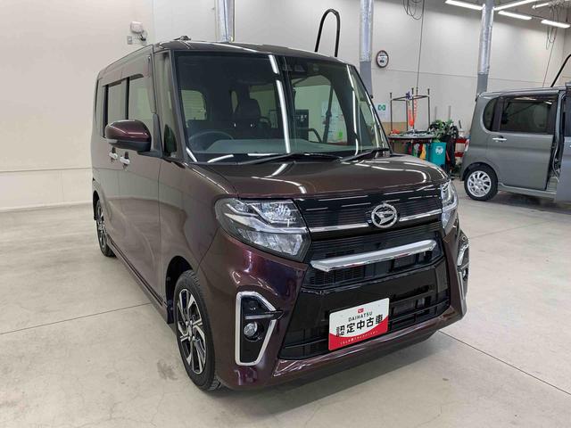 タントカスタムＸセレクション　２ＷＤ純正ナビ　前後ドラレコ　バックカメラ　運転席助手席シートヒーター　スマートアシスト　アイドリングストップ　リヤ左右自動スライドドア　キーフリー（群馬県）の中古車