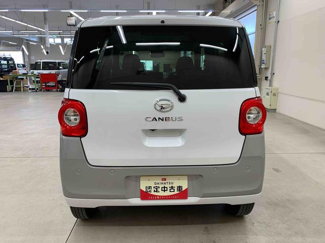 ムーヴキャンバスストライプスＧ　２ＷＤキーフリー　パノラマモニター　電動パーキングブレーキ　運転席助手席シートヒーター　リヤ両側電動スライドドア　ＬＥＤヘッドライト　スマートアシスト　アイドリングストップ（群馬県）の中古車
