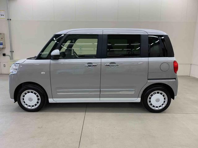 ムーヴキャンバスストライプスＧ　２ＷＤキーフリー　パノラマモニター　電動パーキングブレーキ　運転席助手席シートヒーター　リヤ両側電動スライドドア　ＬＥＤヘッドライト　スマートアシスト　アイドリングストップ（群馬県）の中古車