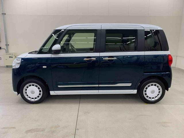 ムーヴキャンバスストライプスＧ　２ＷＤキーフリー　パノラマモニター　両側電動スライドドア　ＬＥＤヘッドライト　運転席助手席シートヒーター　スマートアシスト　アイドリングストップ　プッシュボタンスタート　オートライト　オートエアコン（群馬県）の中古車