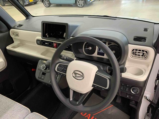 ムーヴキャンバスストライプスＧ　２ＷＤキーフリー　パノラマモニター　電動パーキングブレーキ　運転席助手席シートヒーター　リヤ両側電動スライドドア　ＬＥＤヘッドライト　スマートアシスト　アイドリングストップ　オートライト　オートエアコン（群馬県）の中古車