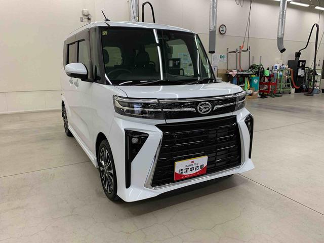 タントカスタムＲＳ　２ＷＤ純正ナビ　パノラマモニター　前後ドラレコ　運転席助手席シートヒーター　ＬＥＤヘッドライト　オートライト　オートマチックハイビーム　プッシュスタートボタン　アイドリングストップ　スマートアシスト（群馬県）の中古車