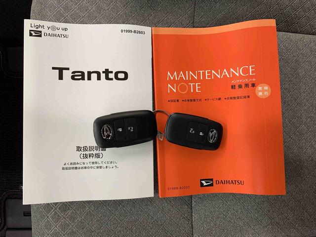 タントＸ　２ＷＤ元当社試乗車　キーフリー　バックカメラ　電動パーキングブレーキ　運転席助手席シートヒーター　リヤ左自動スライドドア　ＬＥＤヘッドライト　オートライト　アイドリングストップ　スマートアシスト（群馬県）の中古車