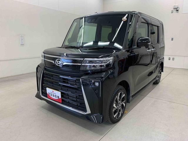 タントカスタムX 4WD元社用車 キーフリー 運転席助手席シートヒーター バックカメラ リヤ両側電動スライドドア LEDヘッドライト スマートアシスト アイドリングストップ オートライト オートエアコン(群馬県)の中古車